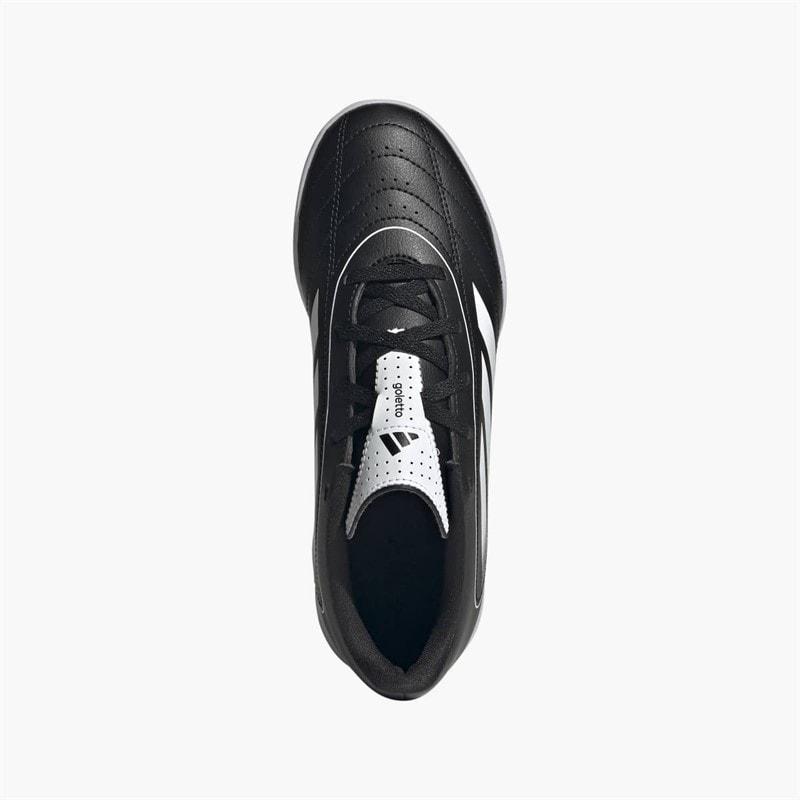 adidas Kids Goletto IX IN Indoor Football Boots Core Black/Cloud White/Core Black - Image 4
