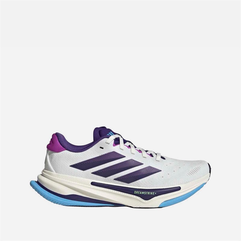 adidas Womens Supernova Prima 2 Neutral Running Shoes Cloud White/Collegiate Purple/Semi Blue Burst