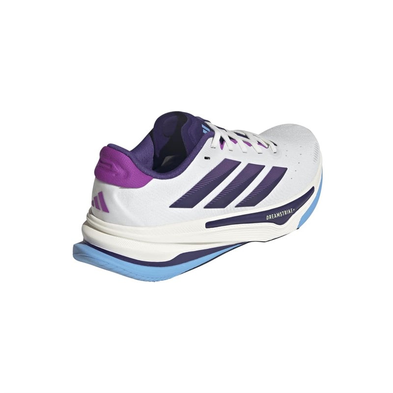 adidas Womens Supernova Prima 2 Neutral Running Shoes Cloud White/Collegiate Purple/Semi Blue Burst - Image 3