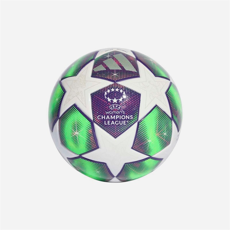 adidas UEFA Champions League 25/26 Mini Football White/Shock Pink/Multi/Solar Yellow - Image 1
