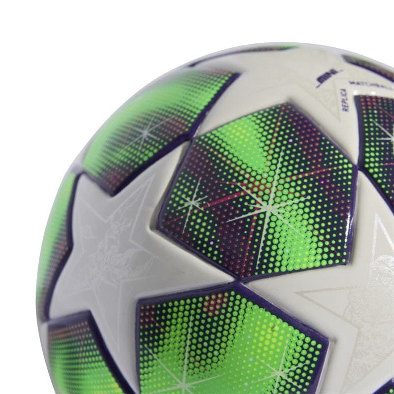 adidas UEFA Champions League 25/26 Mini Football White/Shock Pink/Multi/Solar Yellow - Image 4
