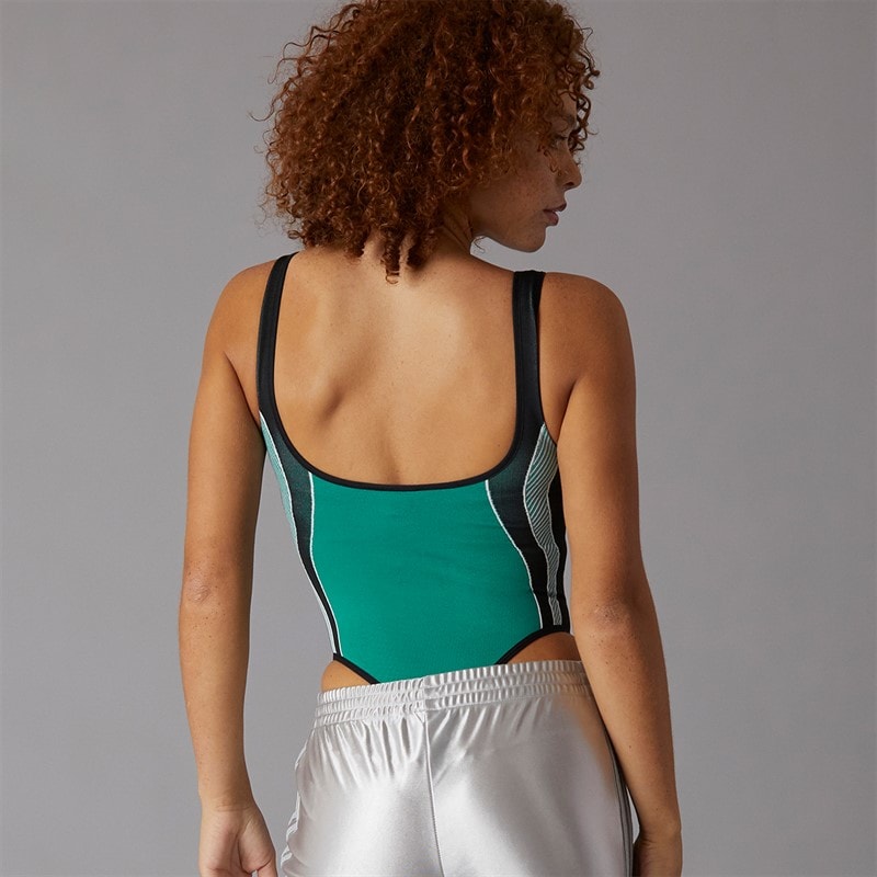 adidas Originals Womens EQT Bodysuit Equipment Green - Image 2