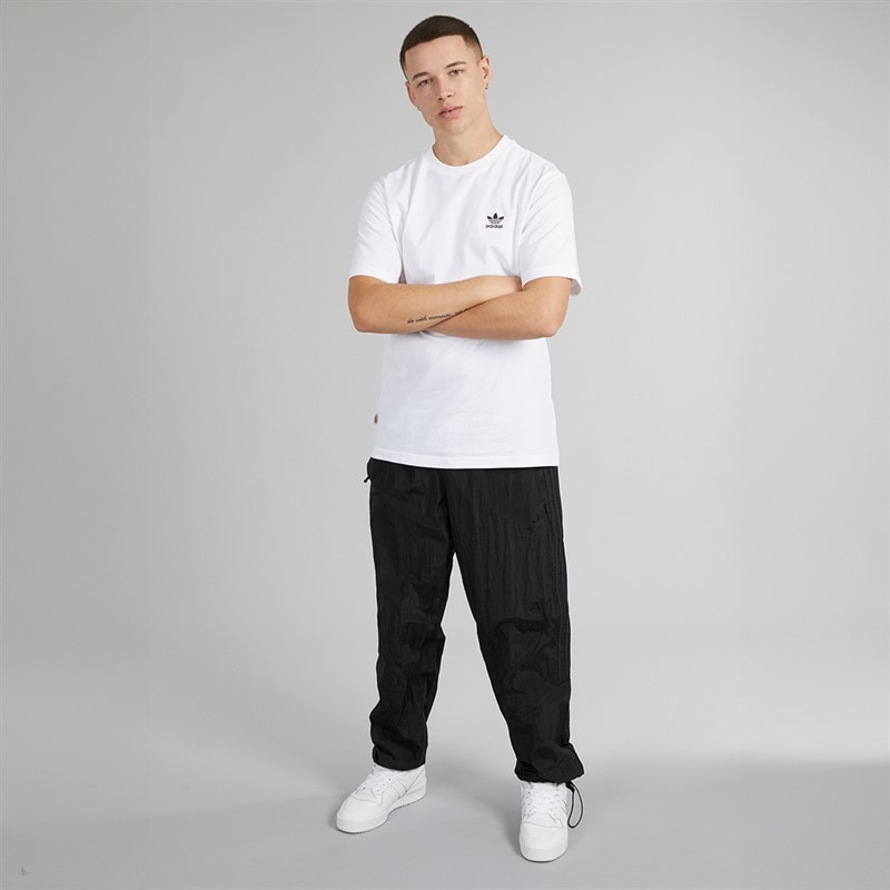 adidas Originals Mens Adicolor 2000s Woven Track Pants Black - Image 4