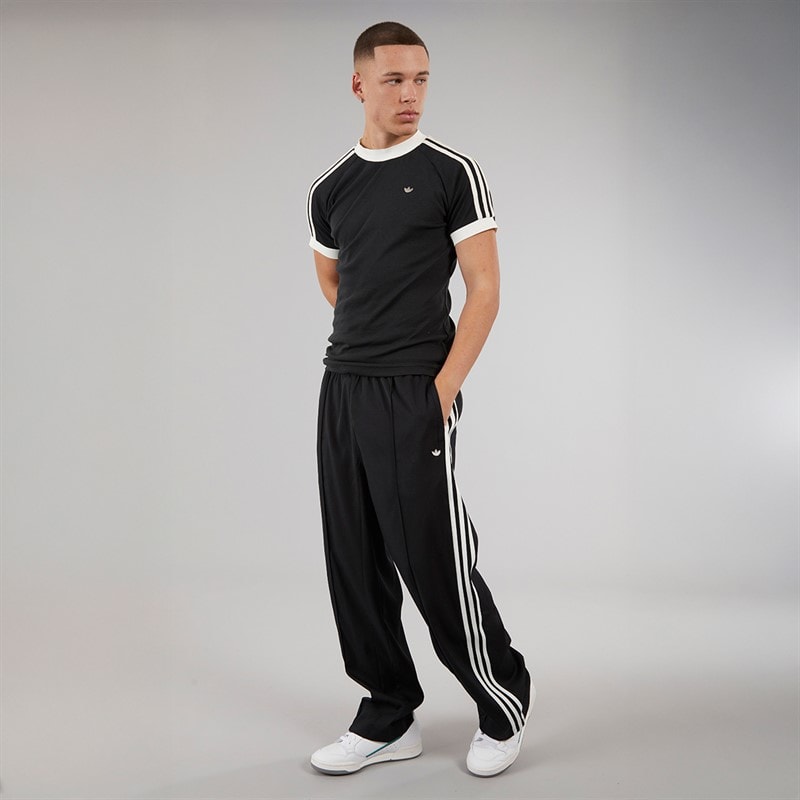 adidas Originals Mens Premium Originals Baggy Track Pants Black - Image 4