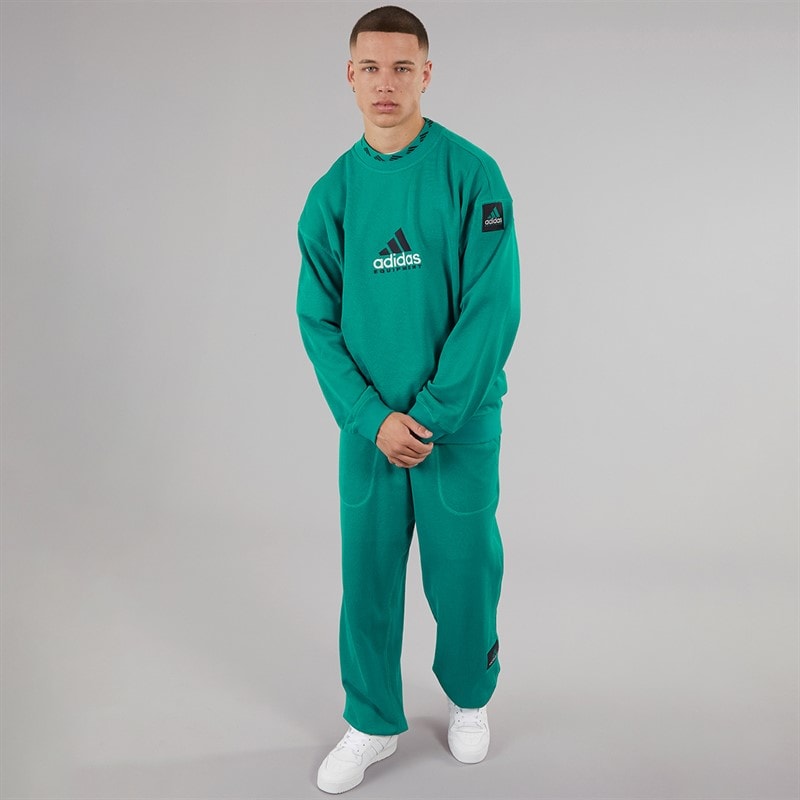adidas Originals Mens EQT Reflective Joggers Equipment Green - Image 4
