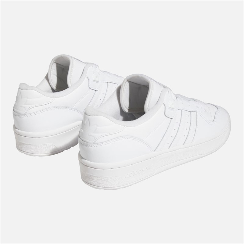 adidas Originals Mens Rivalry Low Trainers Cloud White/Cloud White/Cloud White - Image 3