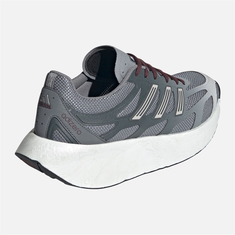 adidas Originals Mens Adizero Aruku Trainers Grey Three/Grey Five/Aurora Ruby - Image 3
