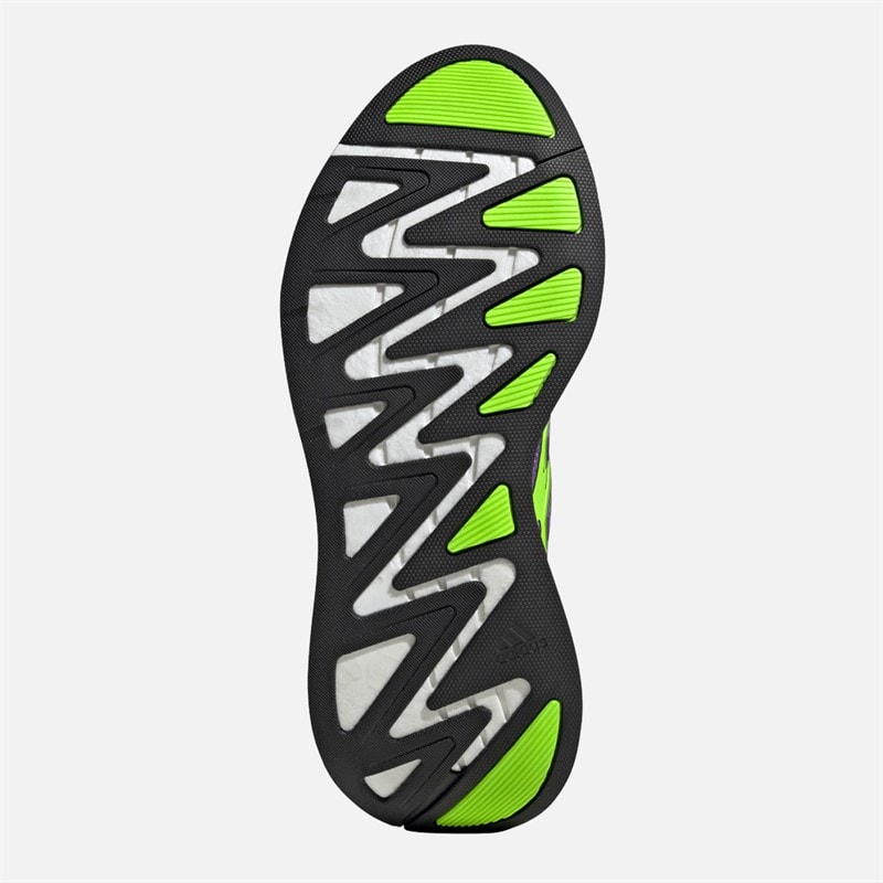 adidas Originals Womens Adizero Aruku Trainers Active Purple/Solar Green/Silver Metallic - Image 2