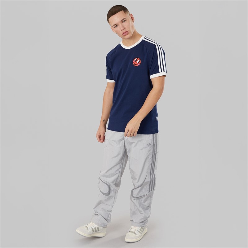 adidas Originals Mens Adicolor 2000s Woven Track Pants Grey Two/Grey Heather - Image 4