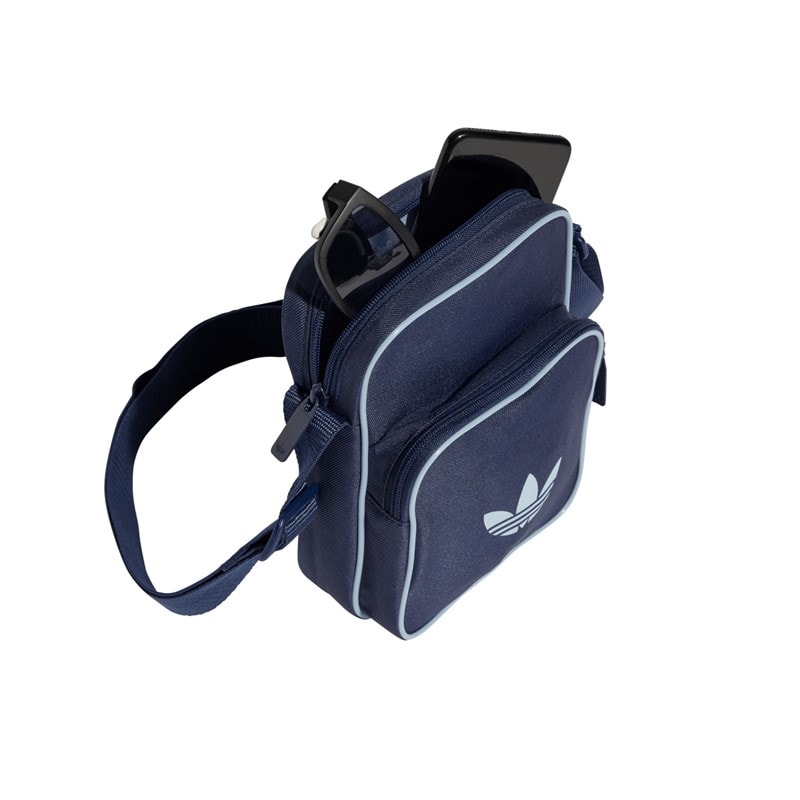 adidas Originals Mens Adicolour Classic Small Item Bag Night Indigo - Image 5