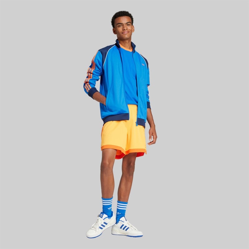 adidas Originals Mens Mock Eyelet Shorts Real Gold - Image 5