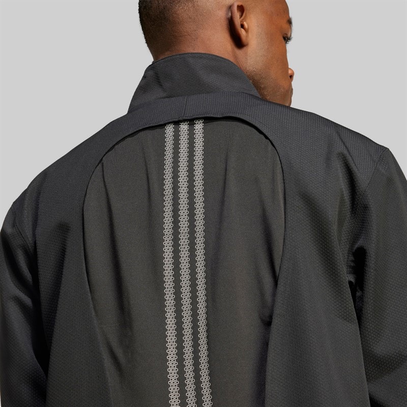 adidas Originals Mens Fashion Archive Cutout Jacket Black - Image 3