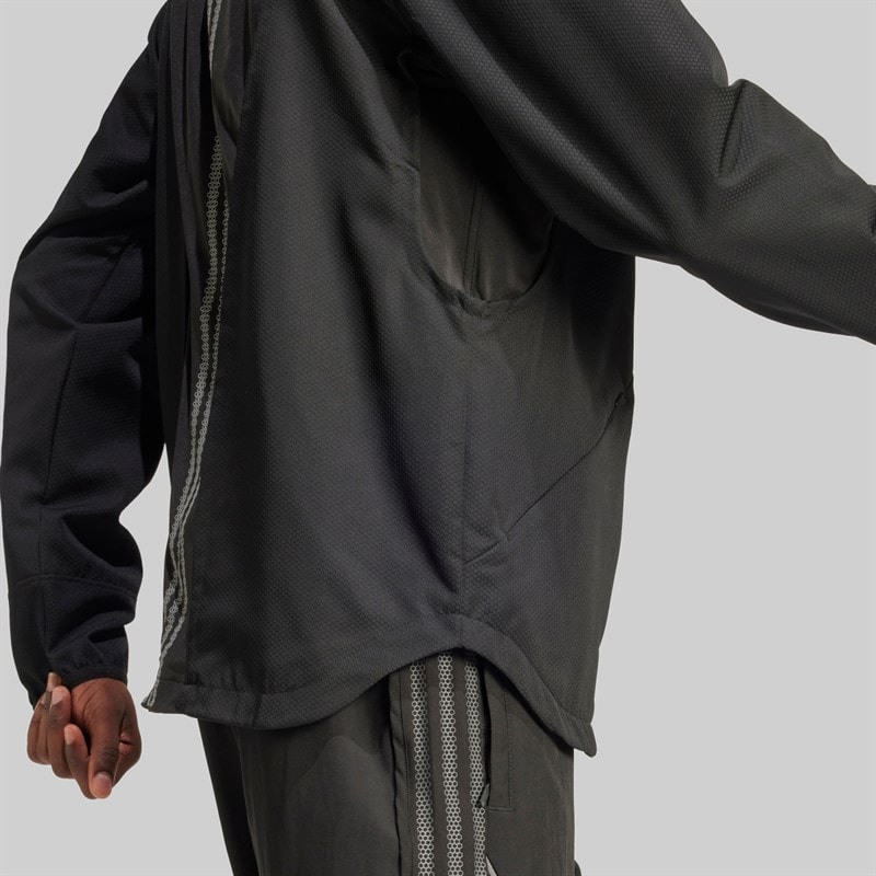 adidas Originals Mens Fashion Archive Cutout Jacket Black - Image 4