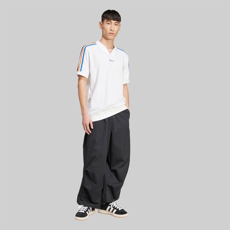 adidas Originals Mens Polo Shirt White - Image 4
