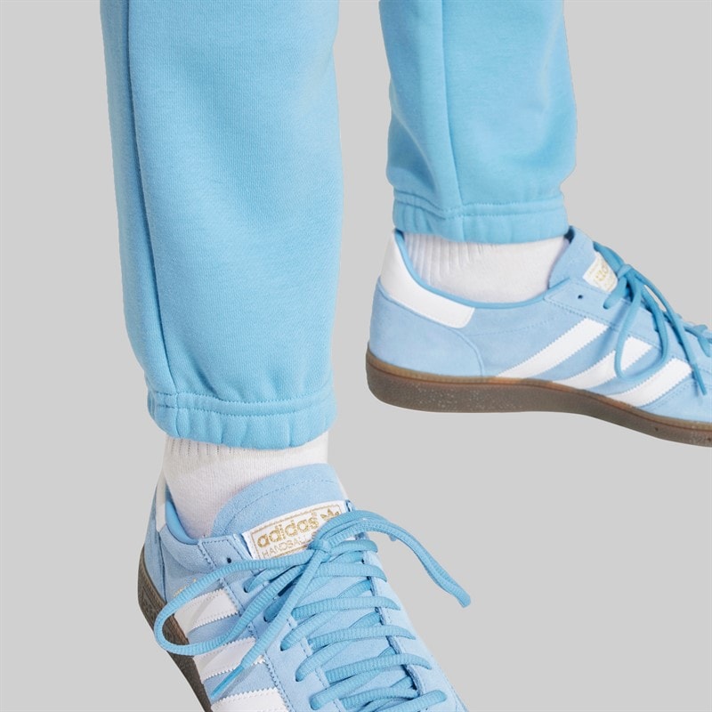 adidas Originals Mens Trefoil Essentials Joggers Light Blue - Image 4
