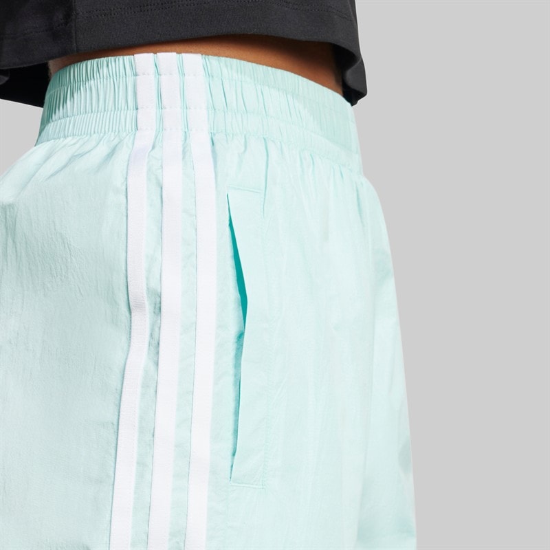 adidas Originals Womens Adicolour Teamgeist Oversized Track Pants Semi Flash Aqua - Image 4