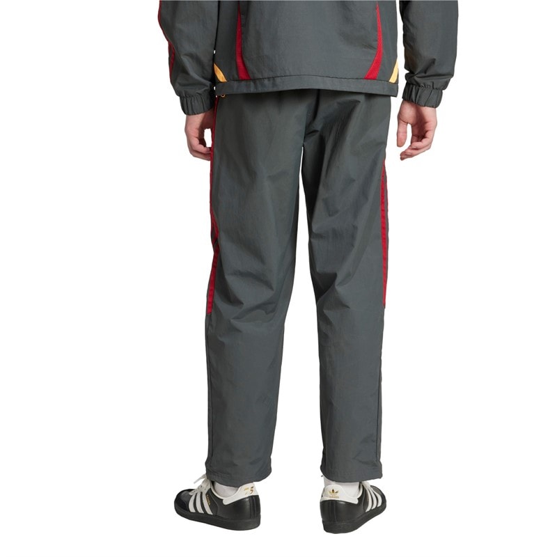 adidas Originals Mens Climacool Track Pants Grey Six/Flash Orange/Team Victory Red - Image 2