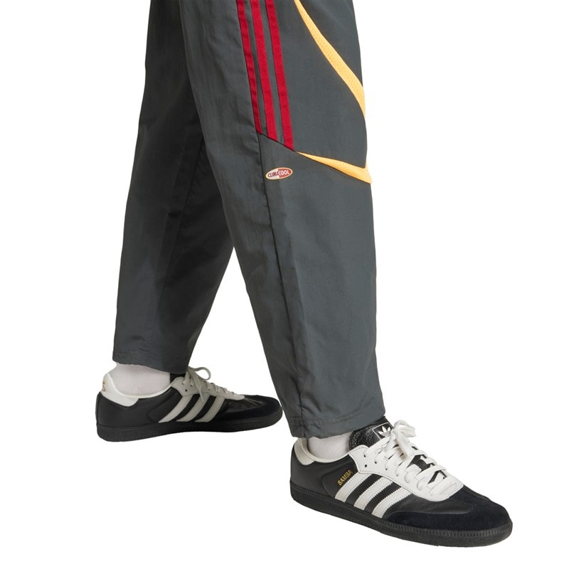 adidas Originals Mens Climacool Track Pants Grey Six/Flash Orange/Team Victory Red - Image 4