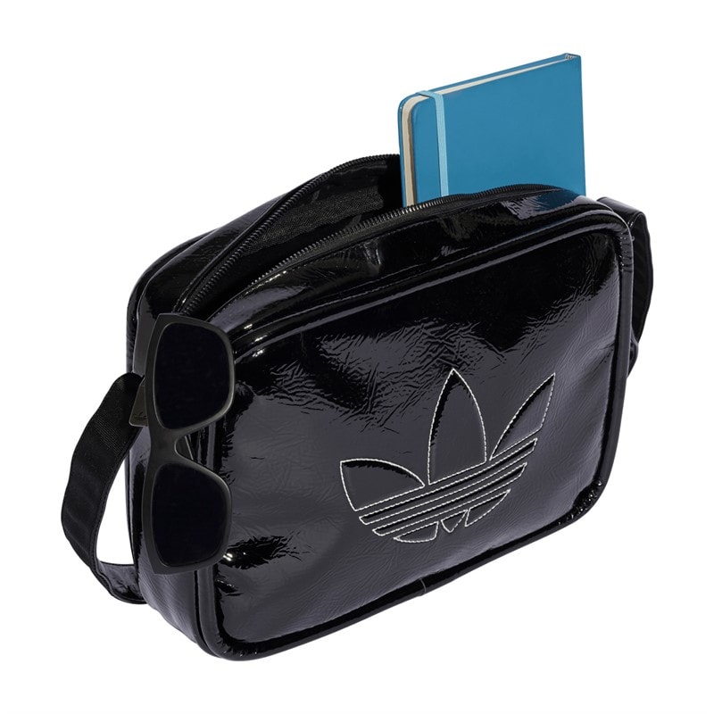 adidas Originals Mens Adicolour Premium Airliner Bag Black - Image 3