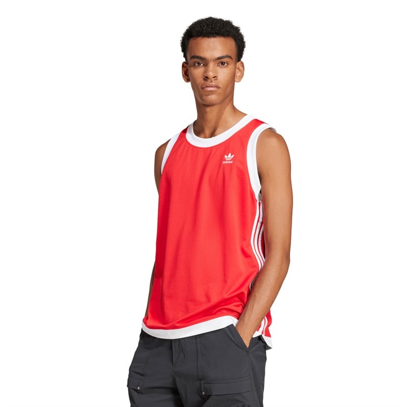 adidas Originals Mens Adicolor Mock Eyelet Vest Real Gold
