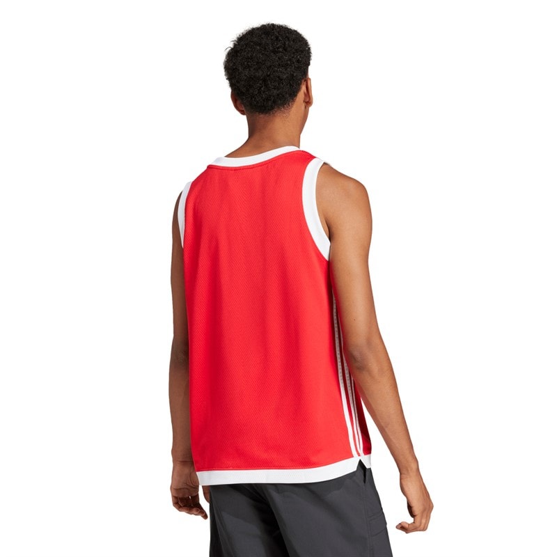 adidas Originals Mens Adicolor Mock Eyelet Vest Real Gold - Image 2
