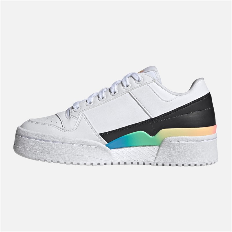 adidas Originals Junior Girls Forum Bold Trainers Cloud White/Core Black/Pulse Mint - Image 5