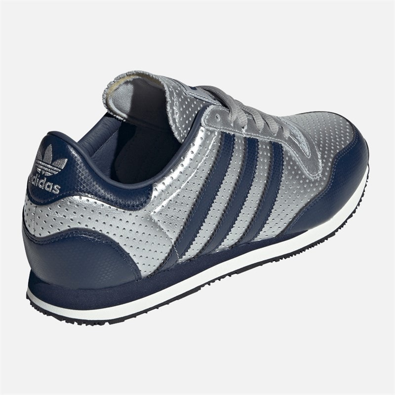 adidas Originals Mens Galaxt OG Trainers Silver Metallic/Night Indigo/Off White - Image 3