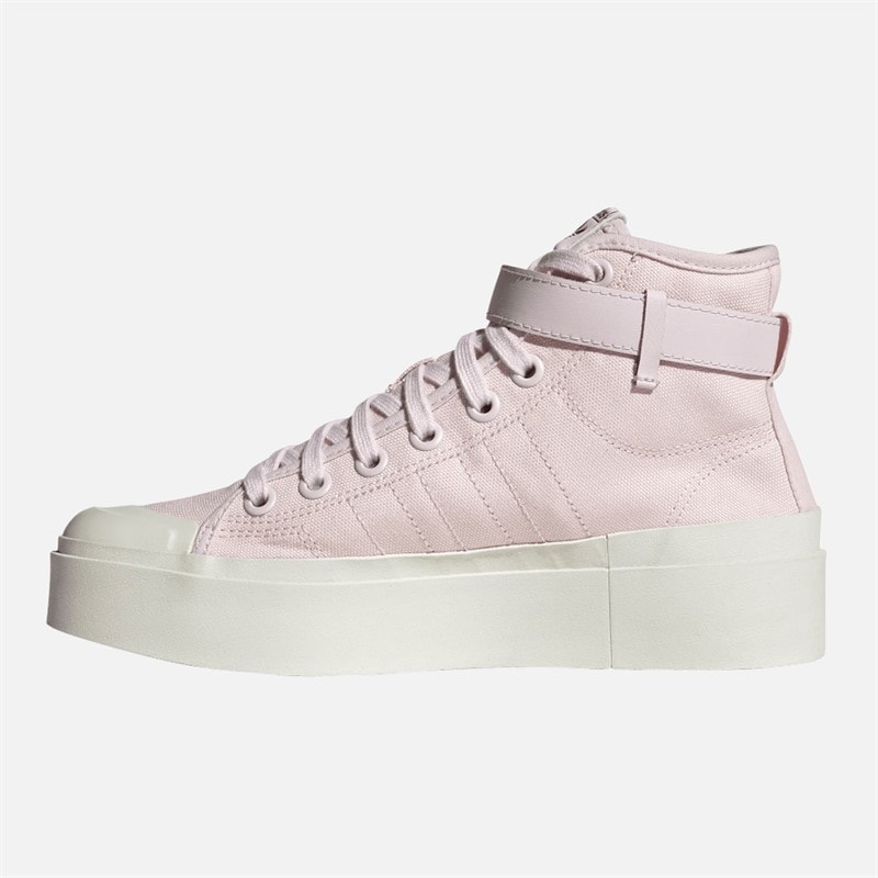 adidas Originals Womens Nizza Bonega Mid Trainers Almost Pink/Almost Pink/Off White - Image 5