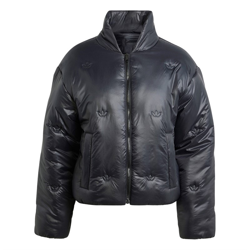 adidas Originals Womens Monogram Puffer Jacket Black