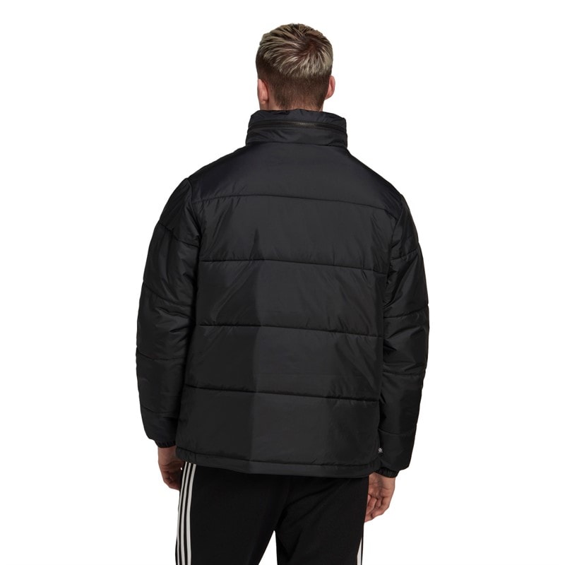 adidas Originals Mens Essentials Padded Puffer Jacket Black - Image 3