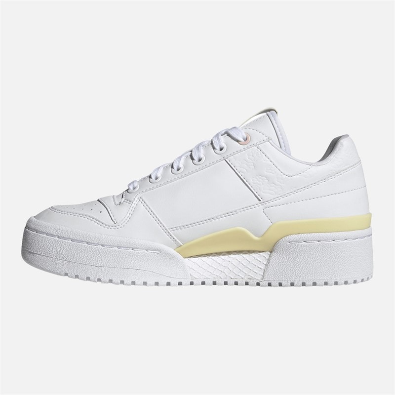 adidas Originals Womens X Disney Forum Bold Trainers Cloud White/Silver Metallic/Core Black - Image 5