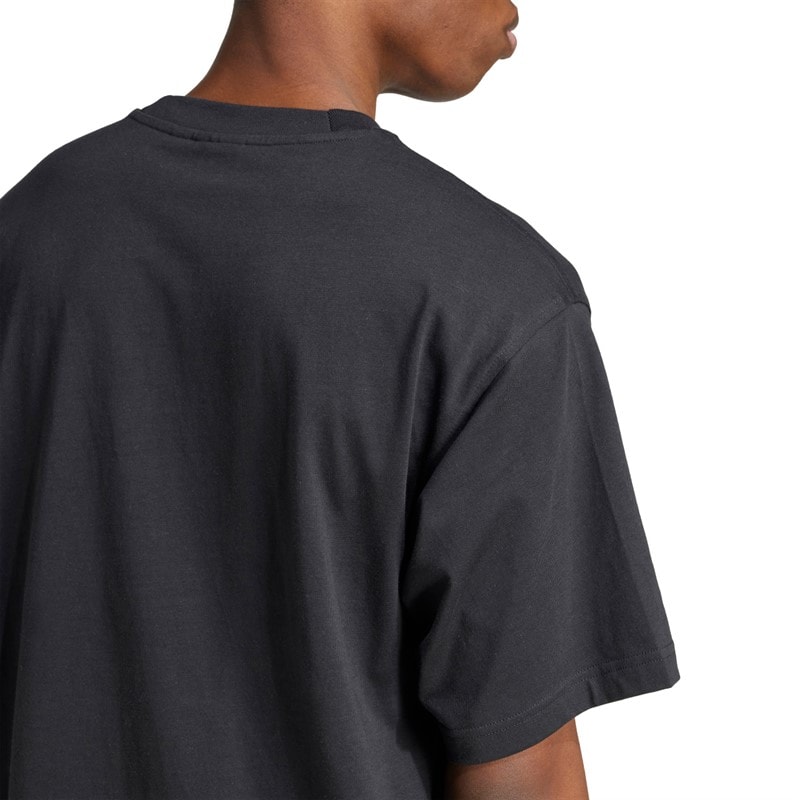 adidas Originals Mens Champions Graphic T-Shirt Black - Image 4