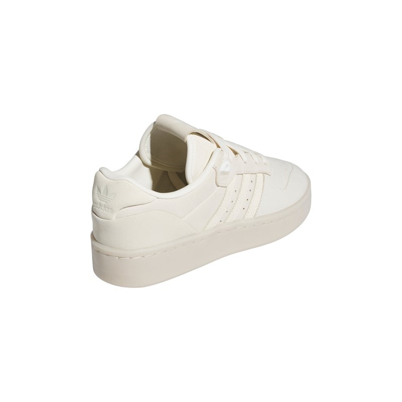 adidas Originals Womens Rivalry Low Lux Trainers Cream White/Cream White/Alumina - Image 3