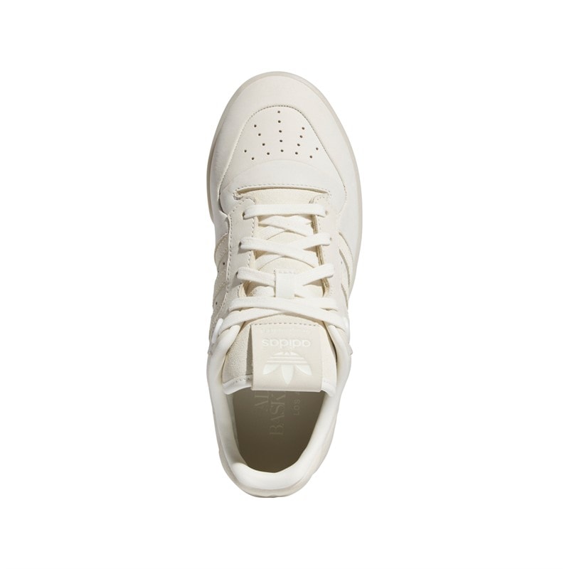 adidas Originals Womens Rivalry Low Lux Trainers Cream White/Cream White/Alumina - Image 4