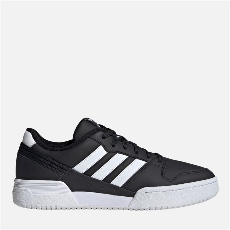 adidas Originals Mens Team Court 2.0 STR Trainers Core Black/Cloud White/Cloud White - Image 1