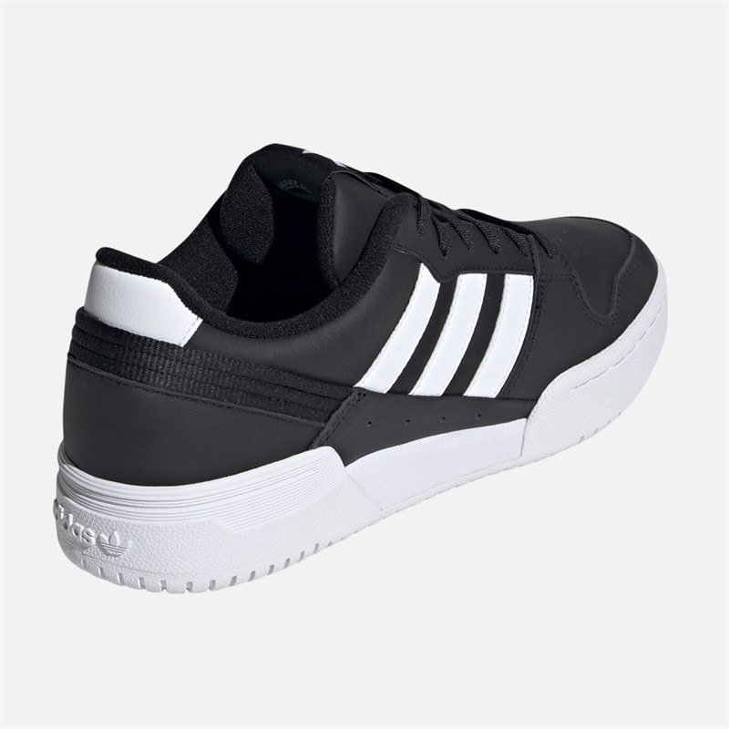 adidas Originals Mens Team Court 2.0 STR Trainers Core Black/Cloud White/Cloud White - Image 3