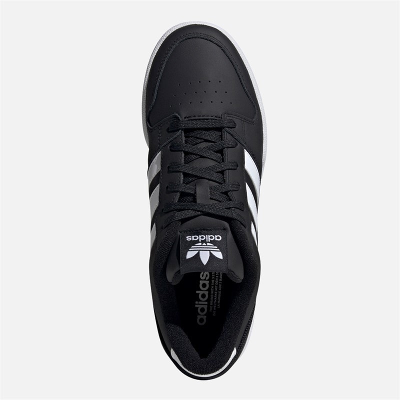 adidas Originals Mens Team Court 2.0 STR Trainers Core Black/Cloud White/Cloud White - Image 4