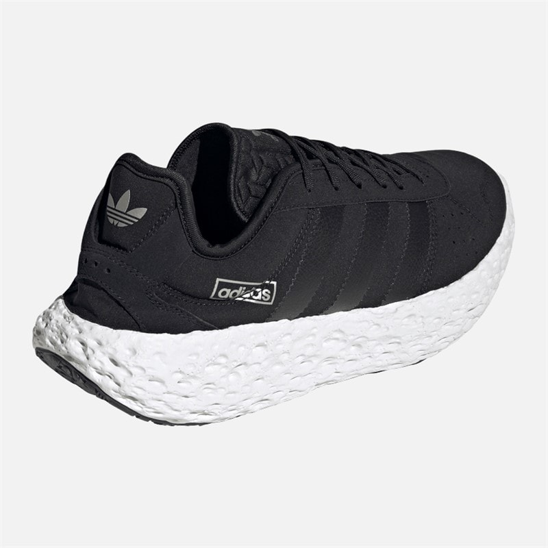adidas Originals Mens Zponge Trainers Core Black/Matte Silver/White - Image 3