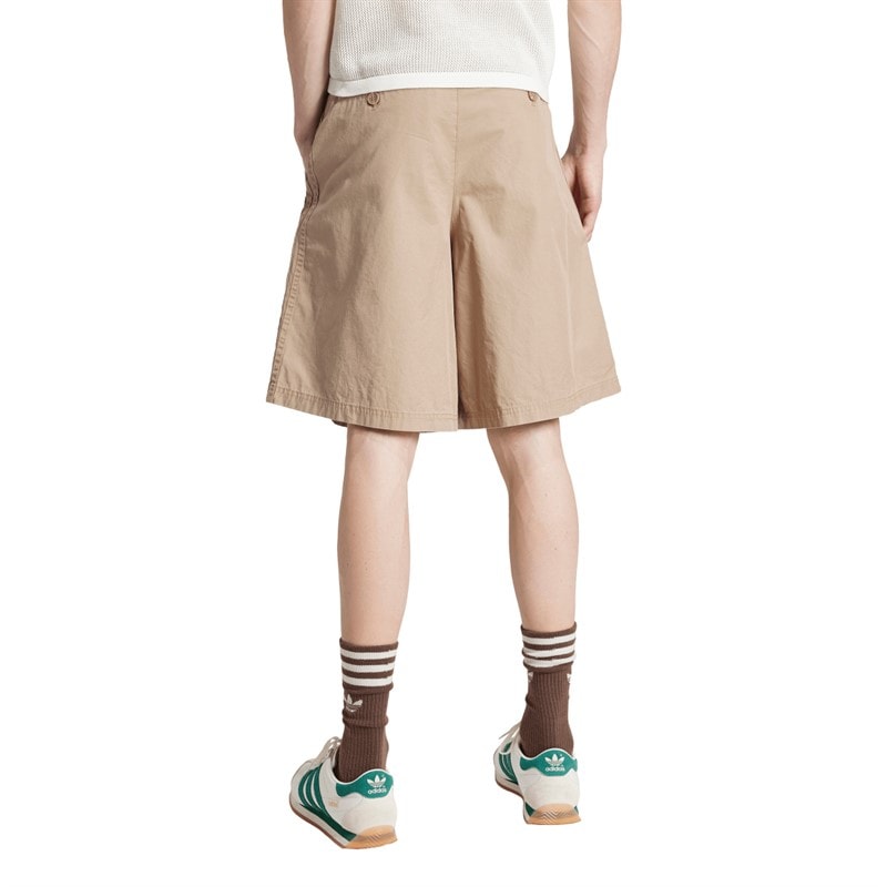 adidas Originals Mens Wide Leg Bermuda Shorts Blanch Cargo - Image 2