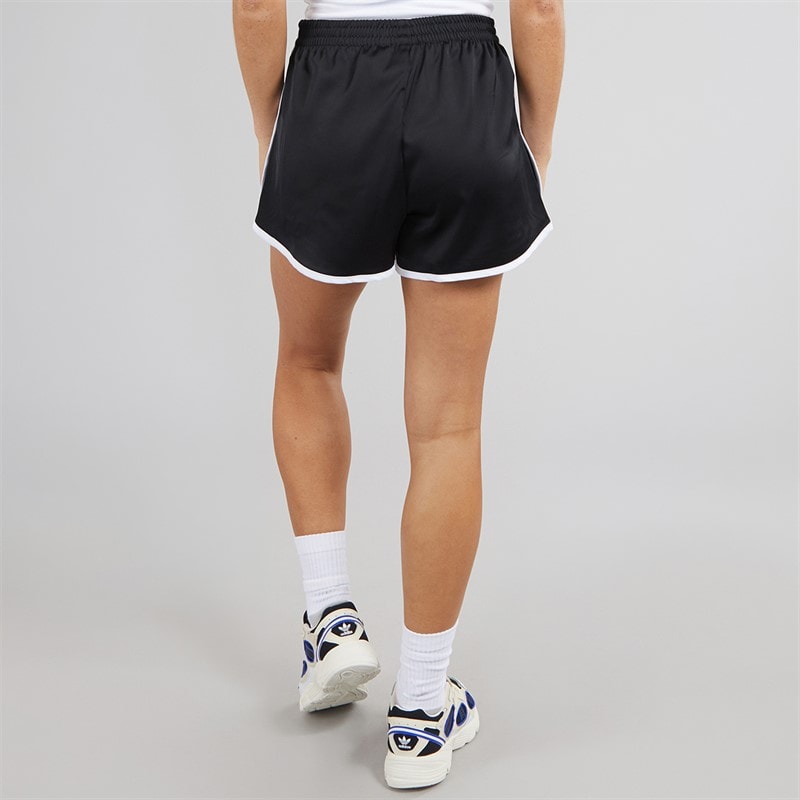 adidas Originals Womens Adicolor 3-Stripes Sprinter Shorts Black - Image 2