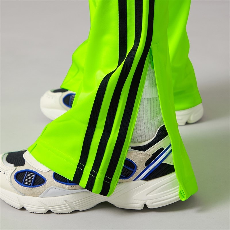 adidas Originals Womens Adicolor Classics Firebird Loose Fit Track Pants Signal Green/Black - Image 5