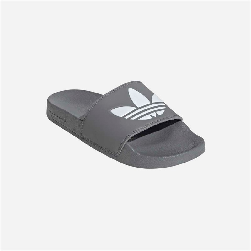 adidas Originals Mens Adilette Lite Slides Grey Three/Footwear White/Grey Three