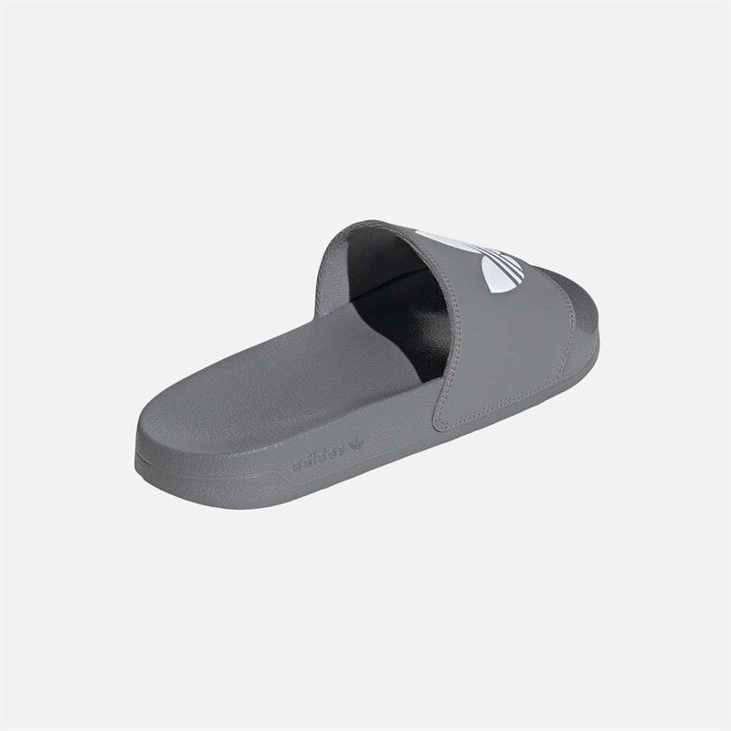 adidas Originals Mens Adilette Lite Slides Grey Three/Footwear White/Grey Three - Image 3