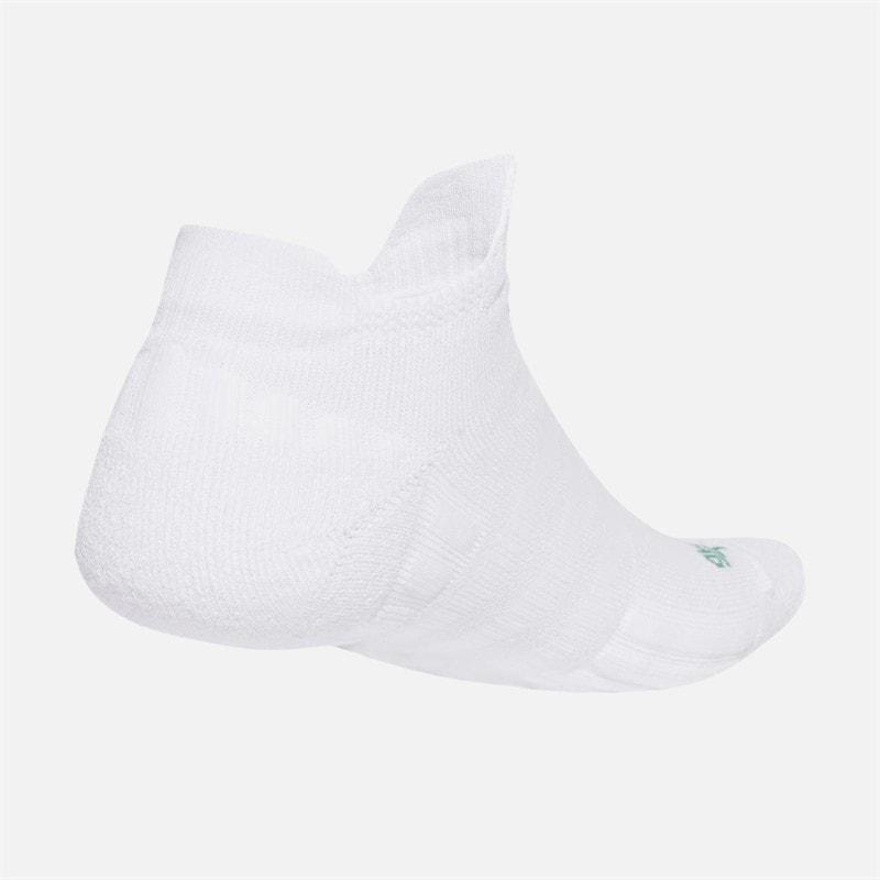 adidas Originals Mens Tennis Low Socks White/Green - Image 2