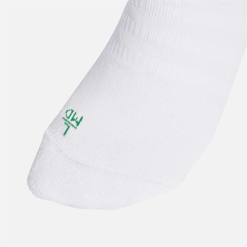 adidas Originals Mens Tennis Low Socks White/Green - Image 3