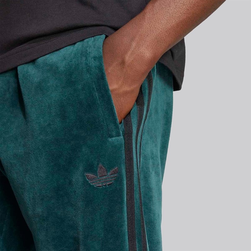 adidas Originals Mens Adicolor Superstar Velour Track Pant Aurora Ivy - Image 3
