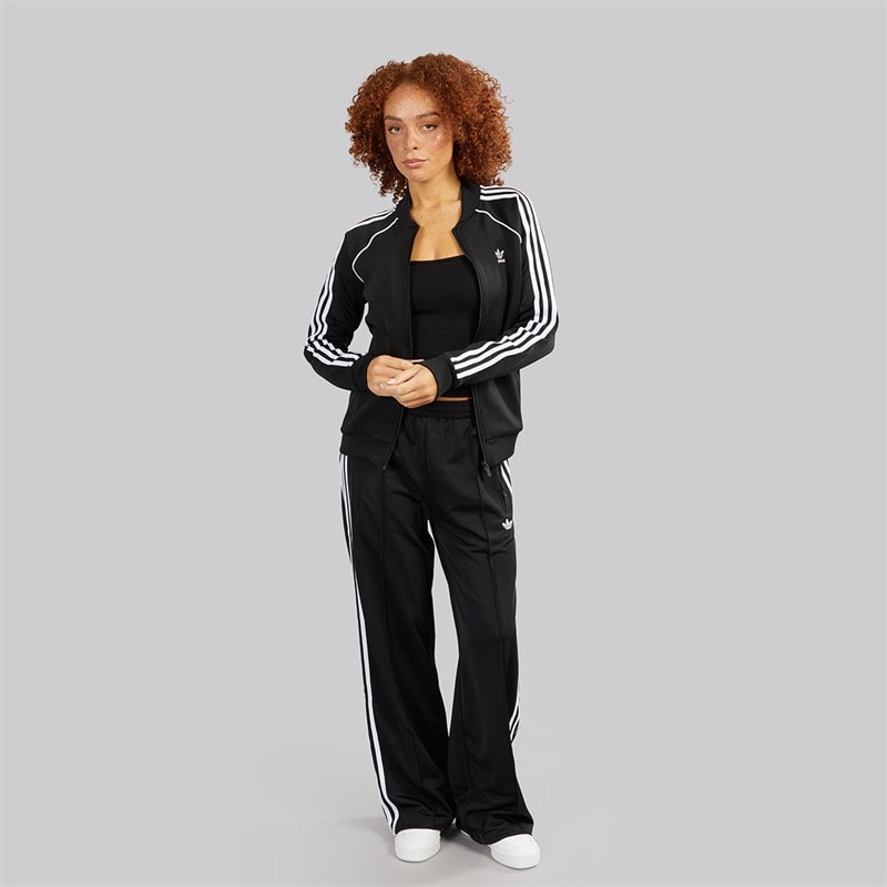 adidas Originals Womens Adicolor Classics Superstar Full Zip Track Top Black - Image 4