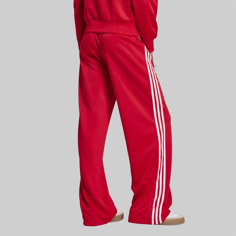 adidas Originals Womens Adicolor Classic Firebird Loose Fit Track Pants Better Scarlet/White - Image 2