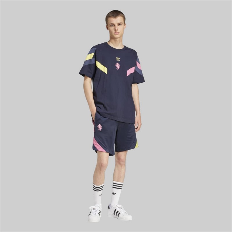 adidas Originals Mens JFC Juventus Originals Shorts Legend Ink - Image 4