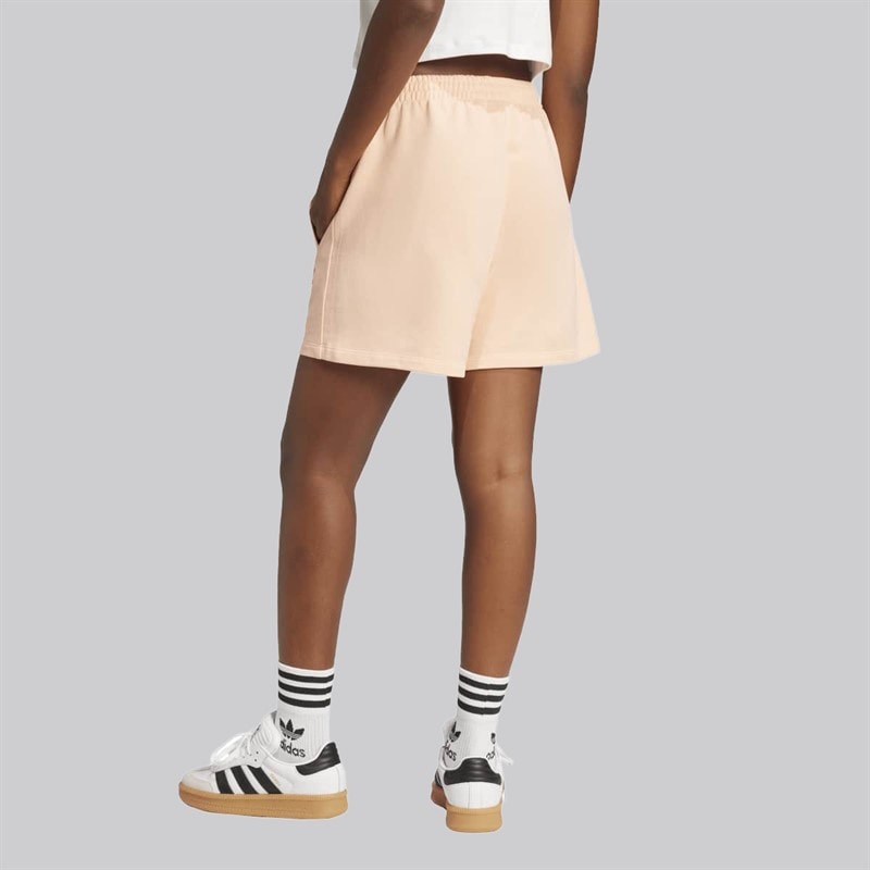 adidas Originals Womens Trefoil Essentials Shorts Glow Pink - Image 2